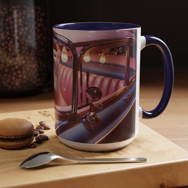 Whimsical Cat Coffee Mug - Fun Cat Lover Gift, Unique Ceramic Cup, Pet-Themed Drinkware, Colorful Cat Design, Cute Animal Mug - Image 27