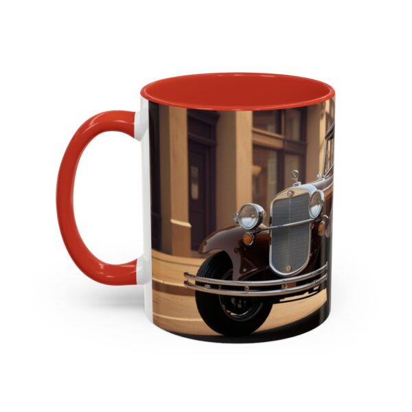 Vintage Car Accent Coffee Mug, Classic Auto Lover Gift, Retro Car Enthusiast Mug, Gift for Him or Her, Car Show Collectible, Coffee Lover's - Image 17