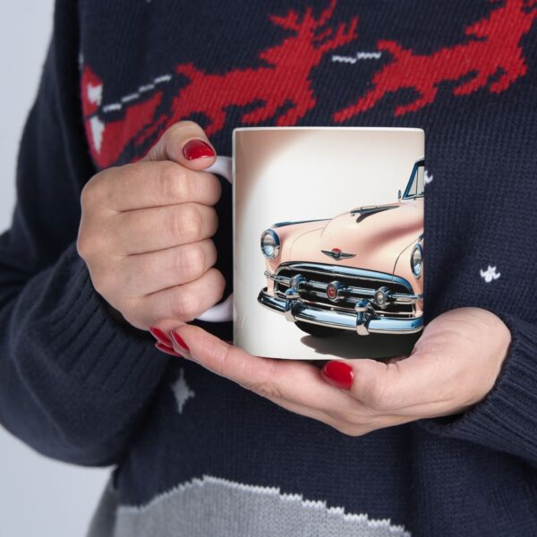 Vintage Car Ceramic Mug | Classic Car Lover Gift | Coffee Tea Cup | Retro Design | 11oz 15oz - Image 10