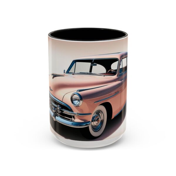 Vintage Car Accent Coffee Mug, Retro Automobile Gift, Classic Car Lover Mug, Unique Office Mug, 15oz Drinking Cup - Image 17