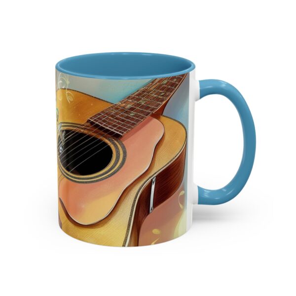 Musical Guitar Accent Coffee Mug - Perfect Gift for Music Lovers, Art Decor, Coffee Fans, Birthday Gift, Home & Kitchen - Image 24