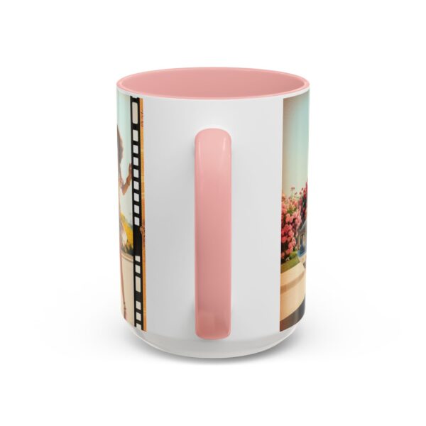 Retro Floral Accent Coffee Mug - Vintage Car Design, Fun Gift for Car Lovers, Floral Mug, Unique Coffee Cup, 11oz & 15oz - Image 32