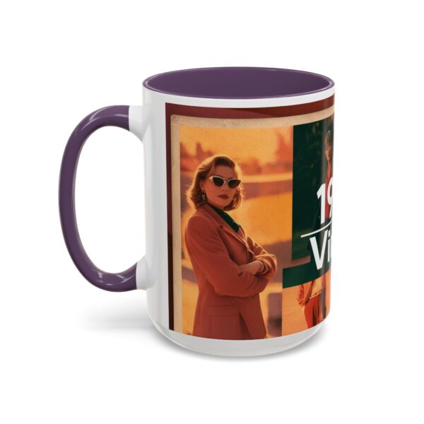1990s Vintage Accent Coffee Mug - Retro Vibe, Perfect Gift for Nostalgia Lovers, Ideal for Home or Office, Trendy Mug - Image 63