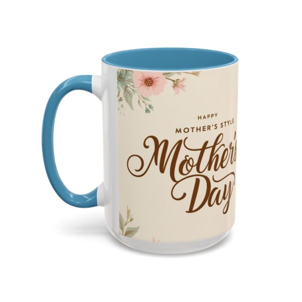 Vintage Floral Mother's Day Coffee Mug, Perfect Gift for Mom, Cute Mama and Baby Design, 11oz and 15oz Options, Mother's Day Gift, Coffee - Image 44