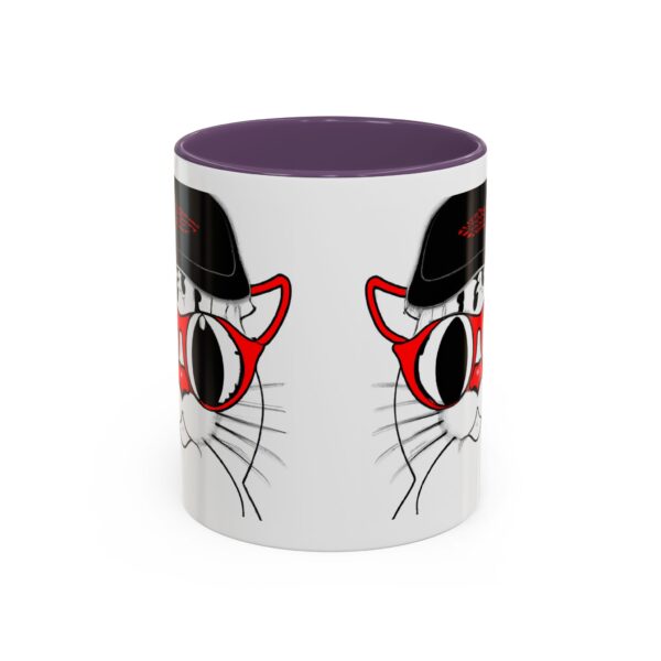 Cool Cat Accent Coffee Mug, Fun Cat Lover Gift, Unique Cat Art Mug, Coffee Lover Gift, Pet Owner Accessory, Quirky Home Decor - Image 48