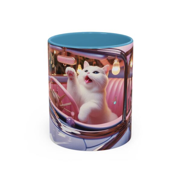 Whimsical Cat Coffee Mug - Fun Cat Lover Gift, Unique Ceramic Cup, Pet-Themed Drinkware, Colorful Cat Design, Cute Animal Mug - Image 37