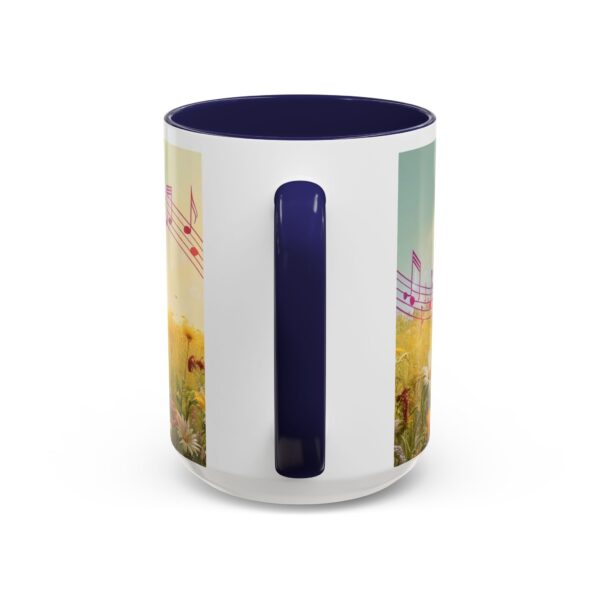 Musical Nature Scene Coffee Mug, Perfect Gift for Musicians, Birthday, Garden Lovers, Relaxation, Floral Art, Home Decor - Image 27