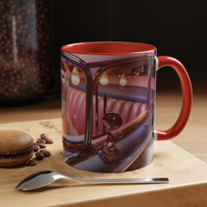 Whimsical Cat Coffee Mug - Fun Cat Lover Gift, Unique Ceramic Cup, Pet-Themed Drinkware, Colorful Cat Design, Cute Animal Mug