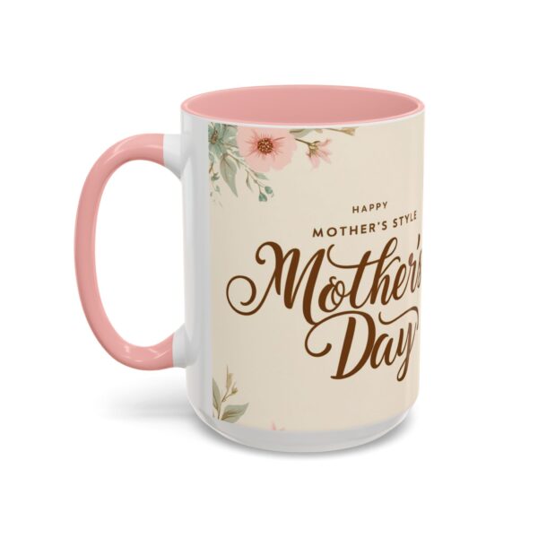 Vintage Floral Mother's Day Coffee Mug, Perfect Gift for Mom, Cute Mama and Baby Design, 11oz and 15oz Options, Mother's Day Gift, Coffee - Image 30