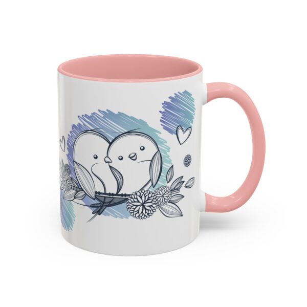 Whimsical Birds Coffee Mug, Cute Couples Gift, Love Mug for Her, Floral Tea Cup, Cozy Home Decor - Image 17