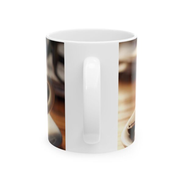 Smiley Coffee Mug - Reignite Your Day | Cute Ceramic Cup for Tea Lovers, Breakfast Gift, Cozy Mornings, Happy Vibes - Image 3