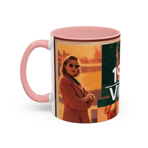 1990s Vintage Accent Coffee Mug - Retro Vibe, Perfect Gift for Nostalgia Lovers, Ideal for Home or Office, Trendy Mug - Image 12
