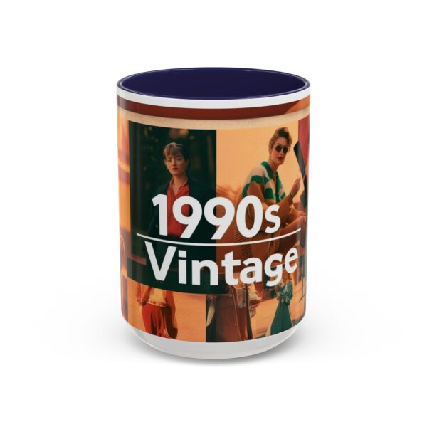 1990s Vintage Accent Coffee Mug - Retro Vibe, Perfect Gift for Nostalgia Lovers, Ideal for Home or Office, Trendy Mug - Image 23