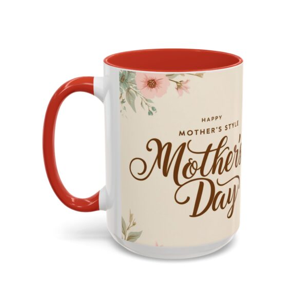 Vintage Floral Mother's Day Coffee Mug, Perfect Gift for Mom, Cute Mama and Baby Design, 11oz and 15oz Options, Mother's Day Gift, Coffee - Image 34