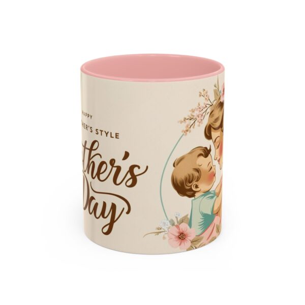 Vintage Floral Mother's Day Coffee Mug, Perfect Gift for Mom, Cute Mama and Baby Design, 11oz and 15oz Options, Mother's Day Gift, Coffee - Image 10