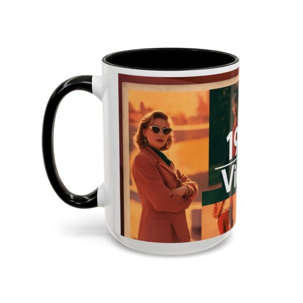 1990s Vintage Accent Coffee Mug - Retro Vibe, Perfect Gift for Nostalgia Lovers, Ideal for Home or Office, Trendy Mug - Image 21