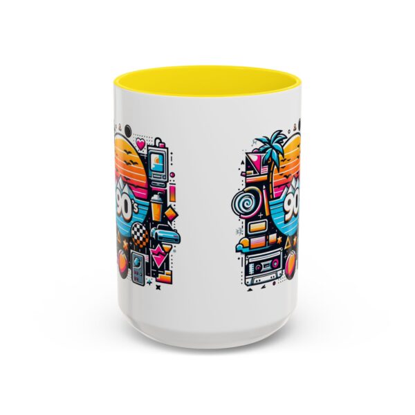 Retro 90's Accent Coffee Mug | Vintage Style, Perfect Gift for Nostalgia Lovers, Ideal for Home & Office, Daily Use - Image 71