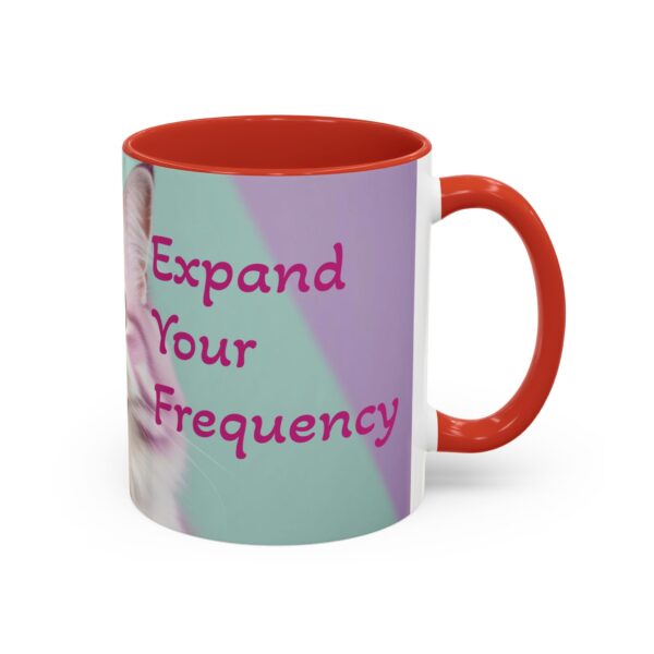 Cat Lover's Accent Coffee Mug - Expand Your Frequency, Cute Cat Mug, Gift for Cat Lovers, Fun Mug for Friends, Unique Drinkware - Image 22