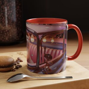 Whimsical Cat Coffee Mug | Cute Pet Lover Gift, Cat Lover Mug, Retro Style, Animal Lover Gift, Fun Kitchen Decor