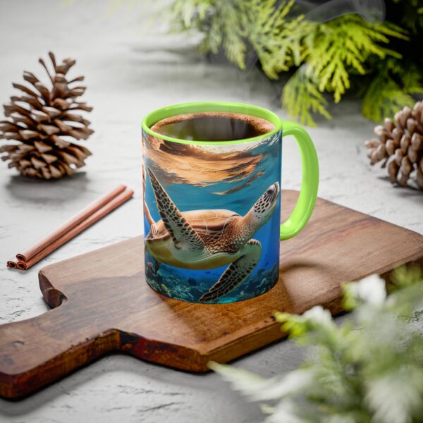 Colorful Ocean Scene Mugs - Tropical Sea Life, Gift for Beach Lovers, Nature Coffee Cup, Unique Ocean Decor, Summer Vibes - Image 4