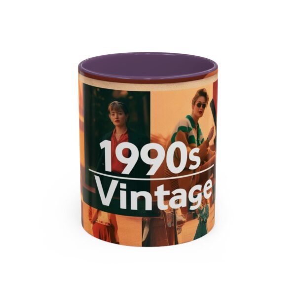 1990s Vintage Accent Coffee Mug - Retro Vibe, Perfect Gift for Nostalgia Lovers, Ideal for Home or Office, Trendy Mug - Image 49