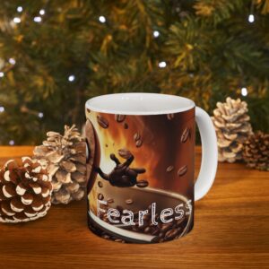 Funny Coffee Mug, Quirky Mug for Coffee Lovers, Gift for Barista, Humor Ceramic Cup, Unique Kitchen Decor