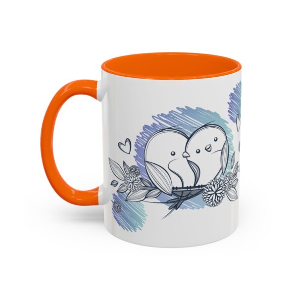 Whimsical Birds Coffee Mug, Cute Couples Gift, Love Mug for Her, Floral Tea Cup, Cozy Home Decor - Image 46