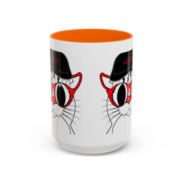 Cool Cat Accent Coffee Mug, Fun Cat Lover Gift, Unique Cat Art Mug, Coffee Lover Gift, Pet Owner Accessory, Quirky Home Decor - Image 56