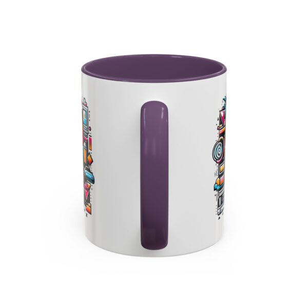 Retro 90's Accent Coffee Mug | Vintage Style, Perfect Gift for Nostalgia Lovers, Ideal for Home & Office, Daily Use - Image 58