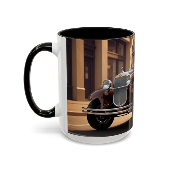 Vintage Car Accent Coffee Mug, Classic Auto Lover Gift, Retro Car Enthusiast Mug, Gift for Him or Her, Car Show Collectible, Coffee Lover's - Image 21