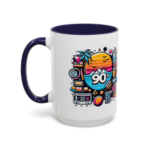 Retro 90's Accent Coffee Mug | Vintage Style, Perfect Gift for Nostalgia Lovers, Ideal for Home & Office, Daily Use - Image 27