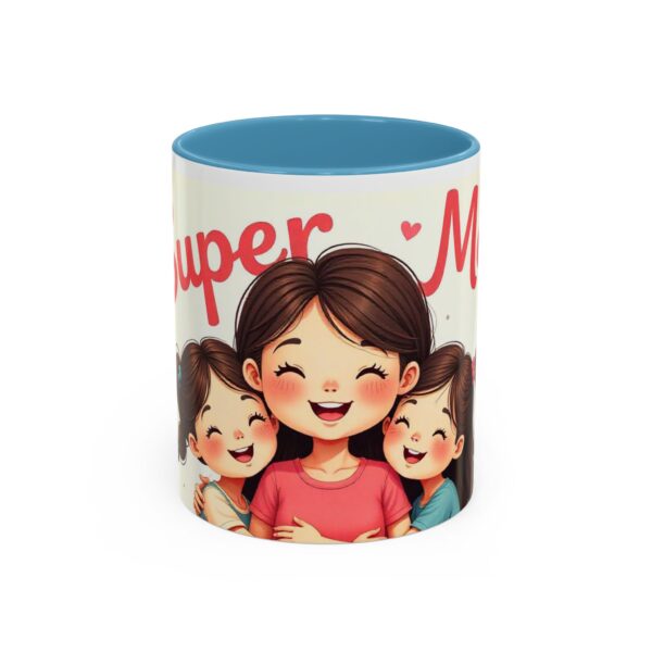 Super Mom Accent Coffee Mug - Perfect Gift for Mother's Day, Birthdays, Moms, Family Gatherings, Coffee Lovers - Image 21