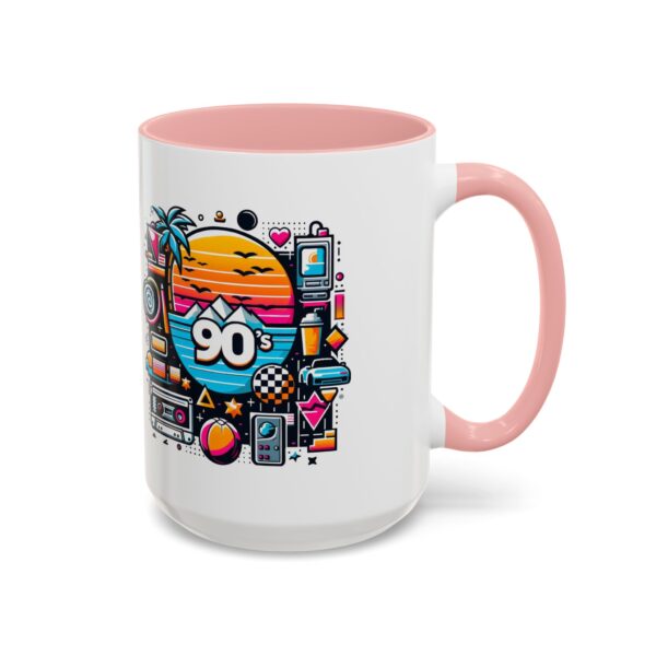 Retro 90's Accent Coffee Mug | Vintage Style, Perfect Gift for Nostalgia Lovers, Ideal for Home & Office, Daily Use - Image 32