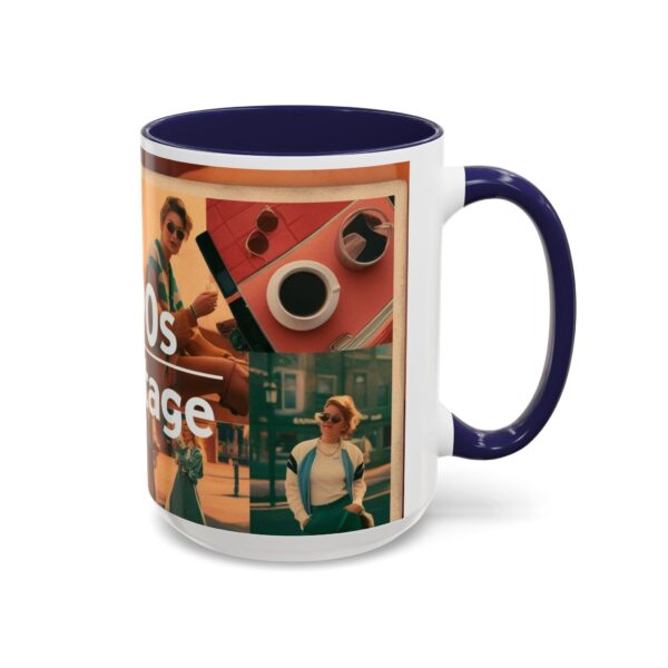 1990s Vintage Accent Coffee Mug - Retro Vibe, Perfect Gift for Nostalgia Lovers, Ideal for Home or Office, Trendy Mug - Image 24