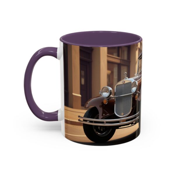 Vintage Car Accent Coffee Mug, Classic Auto Lover Gift, Retro Car Enthusiast Mug, Gift for Him or Her, Car Show Collectible, Coffee Lover's - Image 49