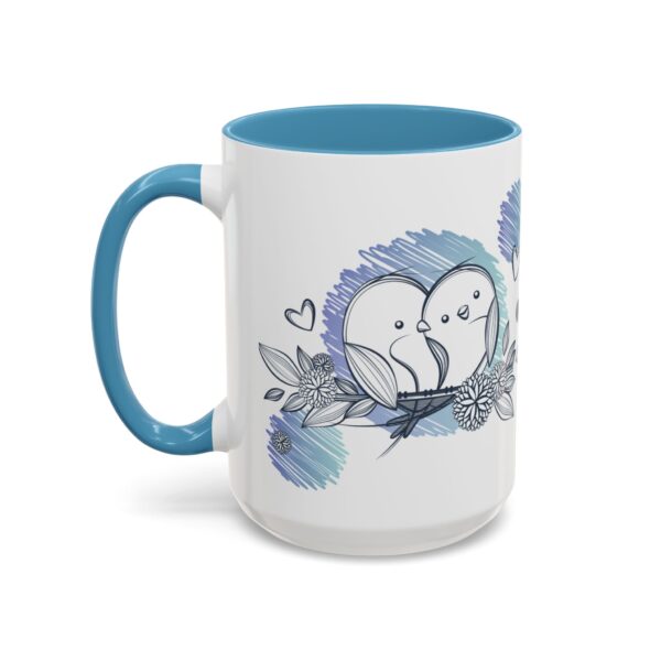 Whimsical Birds Coffee Mug, Cute Couples Gift, Love Mug for Her, Floral Tea Cup, Cozy Home Decor - Image 42