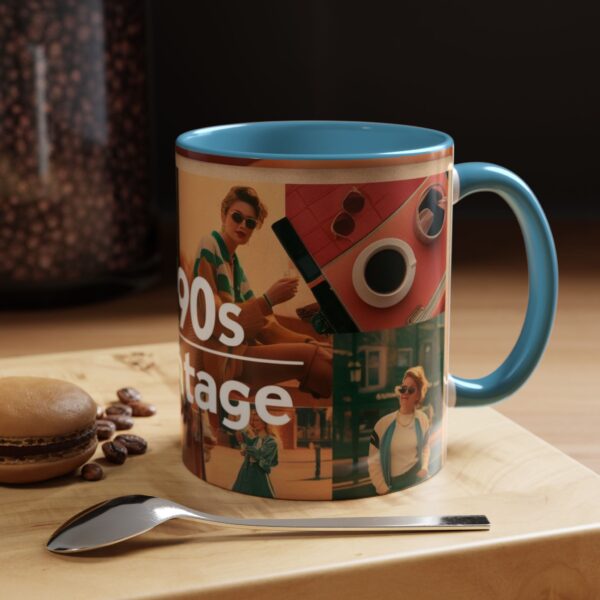 1990s Vintage Accent Coffee Mug - Retro Vibe, Perfect Gift for Nostalgia Lovers, Ideal for Home or Office, Trendy Mug - Image 40