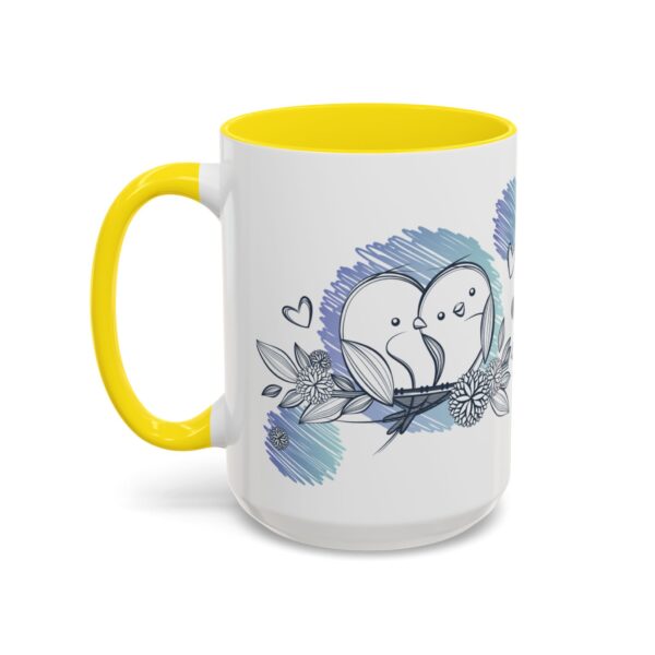 Whimsical Birds Coffee Mug, Cute Couples Gift, Love Mug for Her, Floral Tea Cup, Cozy Home Decor - Image 63