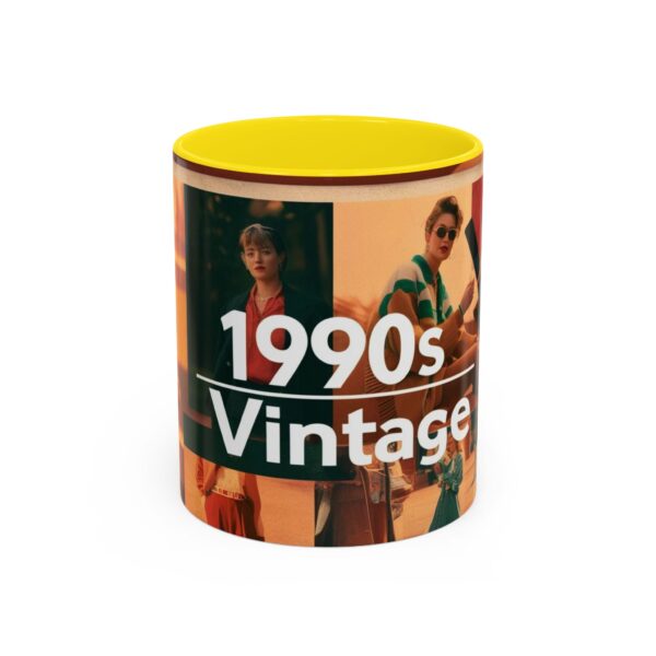 1990s Vintage Accent Coffee Mug - Retro Vibe, Perfect Gift for Nostalgia Lovers, Ideal for Home or Office, Trendy Mug - Image 53