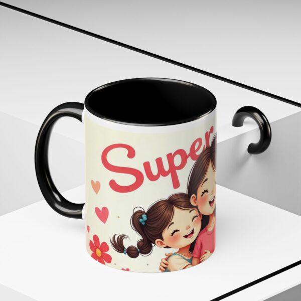 Super Mom Accent Coffee Mug - Perfect Gift for Mother's Day, Birthdays, Moms, Family Gatherings, Coffee Lovers - Image 10