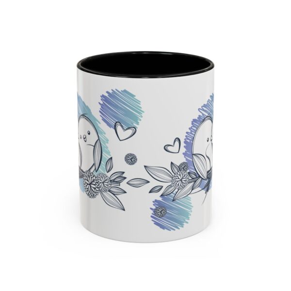 Whimsical Birds Coffee Mug, Cute Couples Gift, Love Mug for Her, Floral Tea Cup, Cozy Home Decor - Image 6