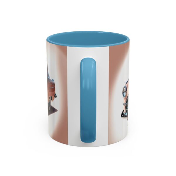 Vintage Car Accent Coffee Mug, Retro Automobile Gift, Classic Car Lover Mug, Unique Office Mug, 15oz Drinking Cup - Image 36