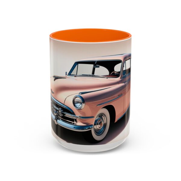 Vintage Car Accent Coffee Mug, Retro Automobile Gift, Classic Car Lover Mug, Unique Office Mug, 15oz Drinking Cup - Image 53