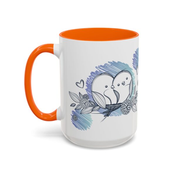 Whimsical Birds Coffee Mug, Cute Couples Gift, Love Mug for Her, Floral Tea Cup, Cozy Home Decor - Image 59