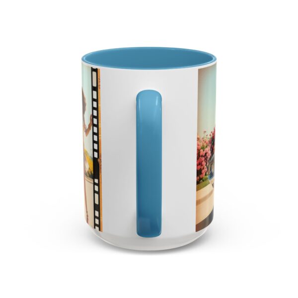 Retro Floral Accent Coffee Mug - Vintage Car Design, Fun Gift for Car Lovers, Floral Mug, Unique Coffee Cup, 11oz & 15oz - Image 45