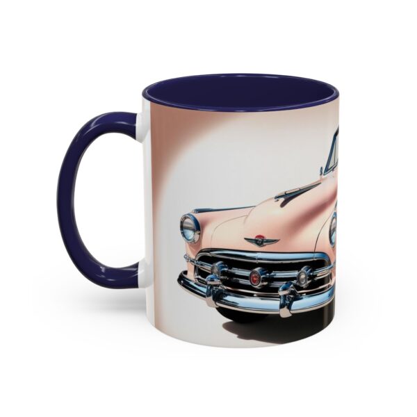 Vintage Car Accent Coffee Mug, Retro Automobile Gift, Classic Car Lover Mug, Unique Office Mug, 15oz Drinking Cup - Image 7