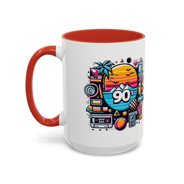 Retro 90's Accent Coffee Mug | Vintage Style, Perfect Gift for Nostalgia Lovers, Ideal for Home & Office, Daily Use - Image 39