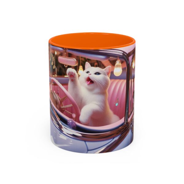 Whimsical Cat Coffee Mug - Fun Cat Lover Gift, Unique Ceramic Cup, Pet-Themed Drinkware, Colorful Cat Design, Cute Animal Mug - Image 45