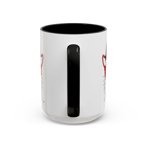 Cool Cat Accent Coffee Mug, Fun Cat Lover Gift, Unique Cat Art Mug, Coffee Lover Gift, Pet Owner Accessory, Quirky Home Decor - Image 26