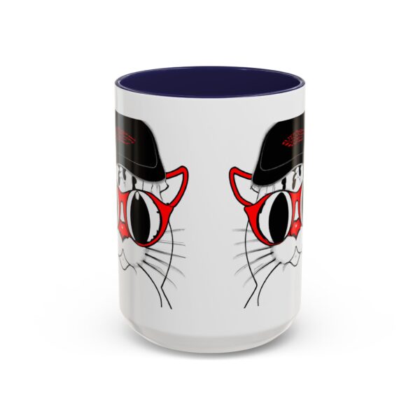 Cool Cat Accent Coffee Mug, Fun Cat Lover Gift, Unique Cat Art Mug, Coffee Lover Gift, Pet Owner Accessory, Quirky Home Decor - Image 27